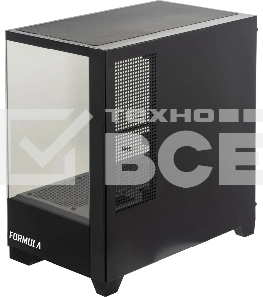 Компьютерный корпус AeroCool / Formula Cristal Z1M черный без БП mATX 2xUSB2.0 1xUSB3.0 audio bott PSU