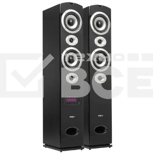 Акустическая система Ginzzu GM-328 2.0, 2x100W/BT/USB/SD/FM/AUX/ДУ