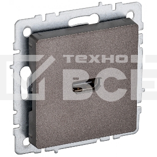 Розетка HDMI IEK BRITE РHDMI-0-БрТБ темная бронза