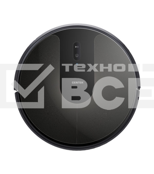 Робот-пылесос Centek CT-2721 чёрный, 2600 мAч Li-Ion, уборка сухая/влажная, пылесборник контейнер 0.68 л