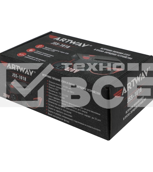 Пуско-зарядное устройство Artway JSS-1018 черный