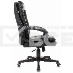 Кресло руководителя Бюрократ CH-868N Leather Venge черный, искусственная кожа, крестовина пластик, фото21