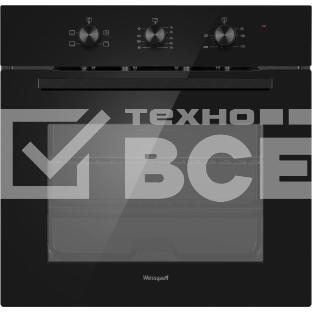 Духовой шкаф Электрический Weissgauff EOM 108 PDB черный