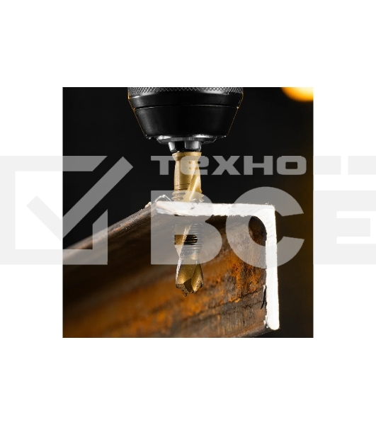 Набор сверл-метчиков Denzel М4-М12, Р6М5