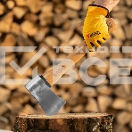 Топор кованый Denzel 1130 г, американский тип, буковая рукоятка, 430 мм, EFP, фото7