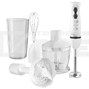 Блендер погружной Scarlett SC-HB42M33 белый, 700 Вт, 4 в 1