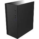 Корпус ПК без блока питания/ Case MSI PRO SHIELD M100P, Midi-Tower, 1x80мм, 2xUSB 3.2, 2xUSB 2.0, mATX, mITX Black, фото3