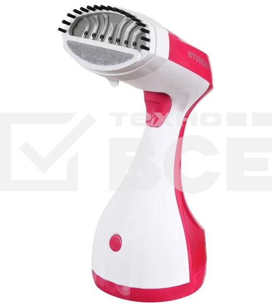 Отпариватель Hyundai H-HS02123 белый/вишневый, 1650 Вт, 28 г/мин, 300 мл