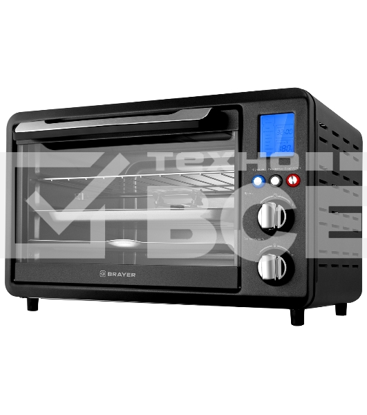 Мини-печь BRAYER BR2601 Мощность 1500 Вт Объем 25 л