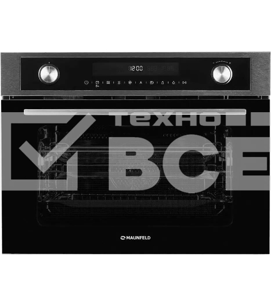 Компактный духовой шкаф с функцией СВЧ Maunfeld MCMO5015MFS