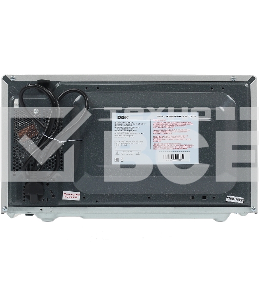 Микроволновая печь BBK 20MWS-772M/S-M серебристый, 20 л, 700 Вт, переключатели - поворотный механизм