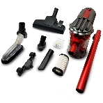 Пылесос вертикальный Ginzzu VS118 серый/красный, питание от сети, 220 Вт, уборка сухая, пылесборник 0,9 л, фото6