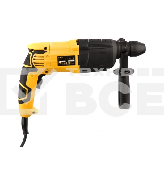 Перфоратор электрический Denzel RH-750-24 SDS-plus 750 Вт 25 Дж 3 реж 26605