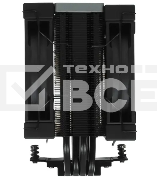 Кулер для процессора DEEPCOOL AK400 ZERO DARK PLUS черный, 120 мм, алюминий/медь, 1650 об/мин, 28 дБ, 4 pin, 260 Вт, 155 мм