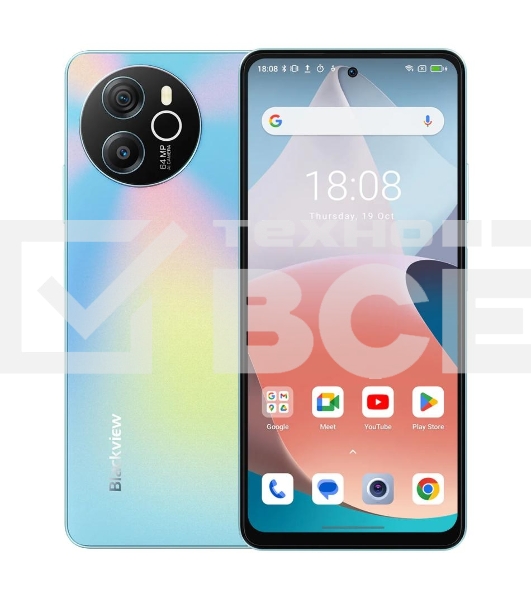 Смартфон Blackview SHARK 8, 8/128Gb, голубой