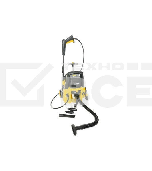Минимойка-пылесос Huter W150-MF желтый/черный, 1700 Вт, 365 л/ч, 8 м