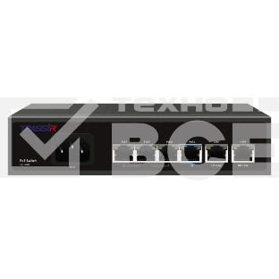 Коммутатор Trassir TR-NS1206-65-4PoE