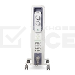 Масляный обогреватель Ballu CUBE BOH/CB-07W (7 секций), белый, 1500 Вт, 15 м2, механический термостат, фото2