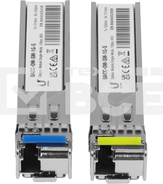 Трансивер Ubiquiti UACC-OM-SM-1G-S-2 (UF-SM-1G-S) - U Fiber, Single-Mode Module, 1G, BiDi, 2-Pack