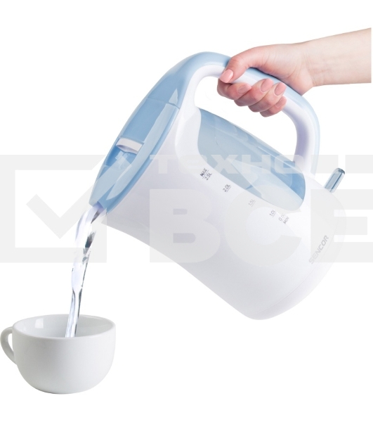 Чайник электрический Sencor SWK 2510WH пластик, 2,5 л, 2200 Вт, белый