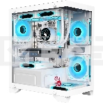 Компьютерный корпус Bloody BD-CC103 белый без БП mATX 7x120mm 1xUSB2.0 1xUSB3.0 audio bott PSU, фото 1