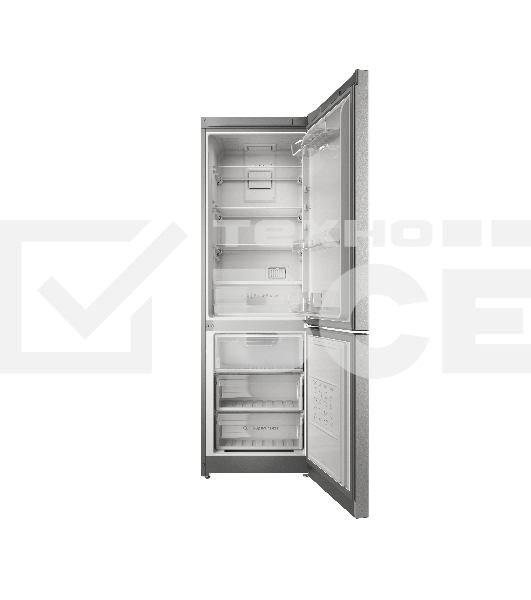 Холодильник Indesit ITS 5180 XB нержавеющая сталь двухкамерный 220/78л морозилка снизу, No Frost