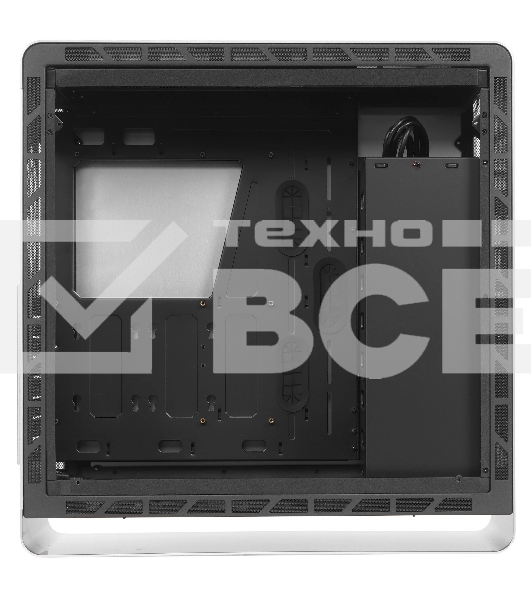 Корпус без блока питания JONSBO UMX6S-A, Midi-Tower, no fun, 2xUSB-A 3.2 + 2xUSB-A 2.0 + 1xUSB-C 3.2, E-ATX, ATX, mATX, mITX Silver
