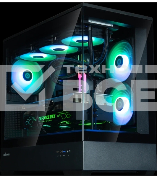 Компьютерный корпус ZALMAN P30 V2, MATX, черный, WINDOW, 2x3.5