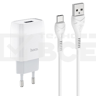 Сетевое зарядное устройство HOCO (6931474713018) для Type-C C72Aa White