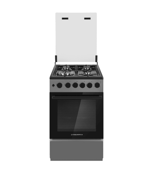 Плита газовая Maunfeld MGC50GCGR08D серый, конфорок 4 шт, духовка 59 л, 50 см x 89 см x 65 см