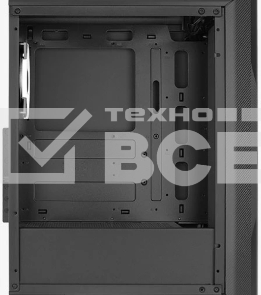 Компьютерный корпус Aerocool/Formula Splinter Duo-G-BK-v1 черный без БП mATX 2x120мм 2xUSB3.0 audio