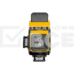 Лазерный уровень мультипризменный Denzel DLV-360-3C, 30 м, зеленый луч, Li-Ion 2,4 Aч, кейс, фото6