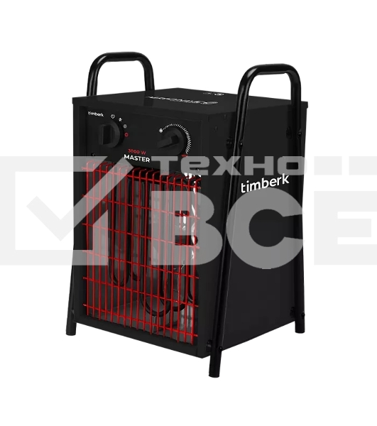 Тепловая пушка электрическая Timberk Master T-HG5-Q12T 500Вт черный/красный