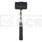 Резиновый молоток со стальной ручкой Deli DL5616 Длина 305 мм, фото 1