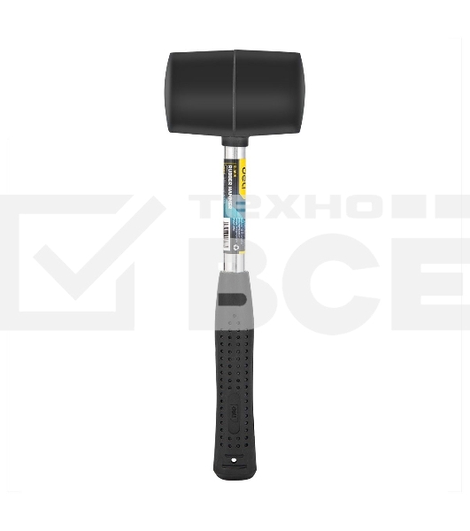 Резиновый молоток со стальной ручкой Deli DL5616 Длина 305 мм