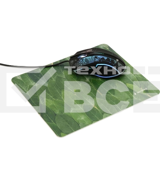 Коврик для мыши Gembird MP-ART43, 'лавровый лист', 229х195х2мм, вспененный ПВХ/пластик, пакет