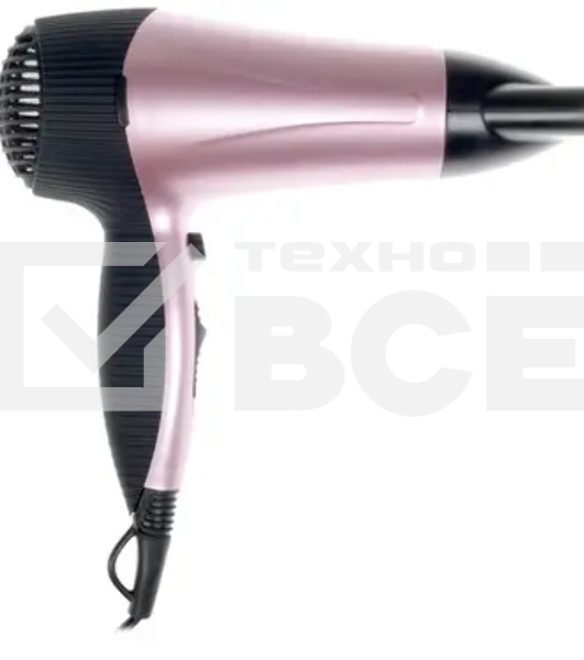 Фен Kelli KL-1109 фиолетовый/черный, 2000 Вт