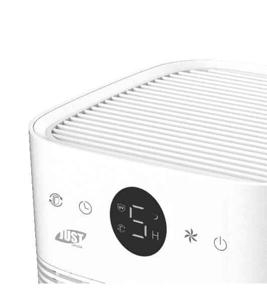 Очиститель воздуха Just Aircon JSA-10A2DW белый, 12 м², HEPA-фильтр, угольный фильтр