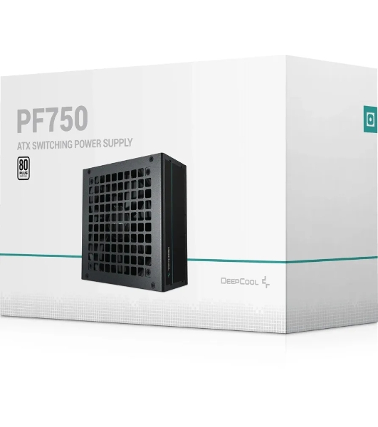 Блок питания Deepcool GAMERSTORM PF750X (ATX 2.52, 750W, PWM 120mm fan, Active PFC+DC to DC, 80+ BRONZE) RET