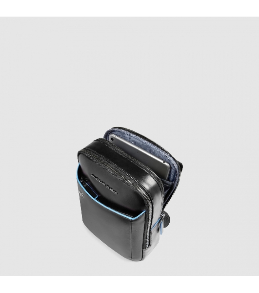 Сумка кросс-боди мужская Piquadro Blue Square CA6811B2/N черная натур.кожа
