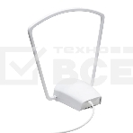 Антенны для цифровых приставок DVB-T2 Perfeo ТВ антенна 'PORTAL', активная, встр. усилитель, DVB-T2 (PF-TV2020), фото 1