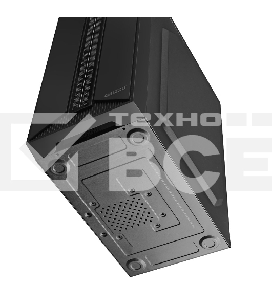 Компьютерный корпус Ginzzu B350 2*USB 2.0,AU RGB