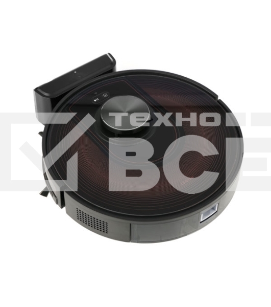 Робот-пылесос Centek CT-2740 черный/коричневый, 2600 мAч Li-Ion, уборка сухая/влажная, пылесборник  контейнер 0.68 л
