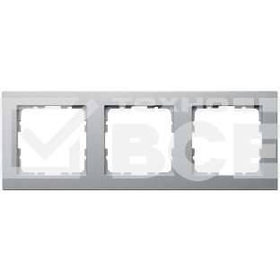 Рамка Jasmart 3-м G-Classic алюм.