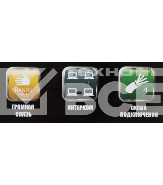 Видеодомофон Falcon Eye COSMO дисплей 7' TFT; механические кнопки; подключение до 2-х вызывных панелей ; OSD меню; интерком до 4 мониторов; питание AC