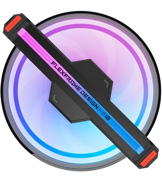 Вентилятор для корпуса ALSEYE Φ12(DM12)-B (Clear Frame) AS.04.10.0003