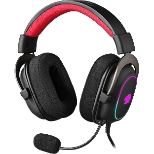 Гарнитура Redragon Zeus X чёрный, проводная, USB, подсветка