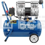 Компрессор поршневой Hyundai HYC 1824S безмасляный 180л/мин 24л 1000Вт, фото 1
