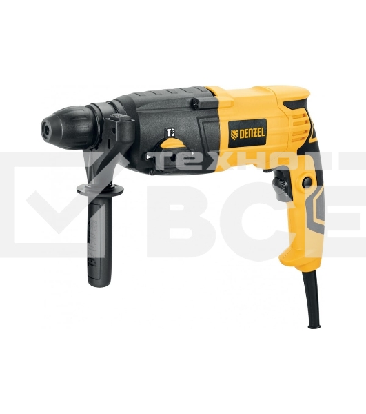 Перфоратор электрический Denzel RH-750-24 SDS-plus 750 Вт 25 Дж 3 реж 26605