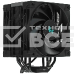 Кулер для процессора DEEPCOOL AK400 ZERO DARK PLUS черный, 120 мм, алюминий/медь, 1650 об/мин, 28 дБ, 4 pin, 260 Вт, 155 мм, фото3